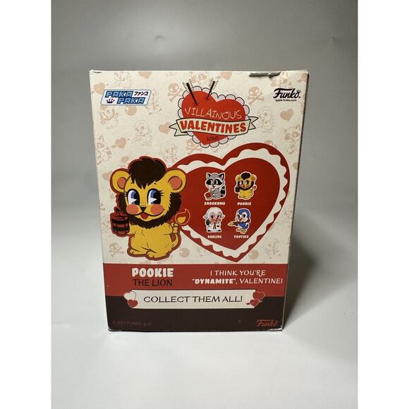 Funko Paka Paka Villainous Valentines: POOKIE the Lion Vinyl Figure - Picture 3 of 6